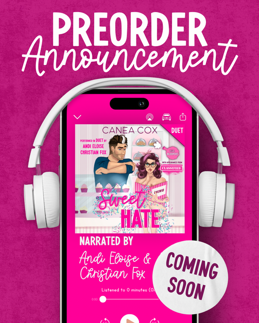 PREORDER- Sweet Hate Audiobook