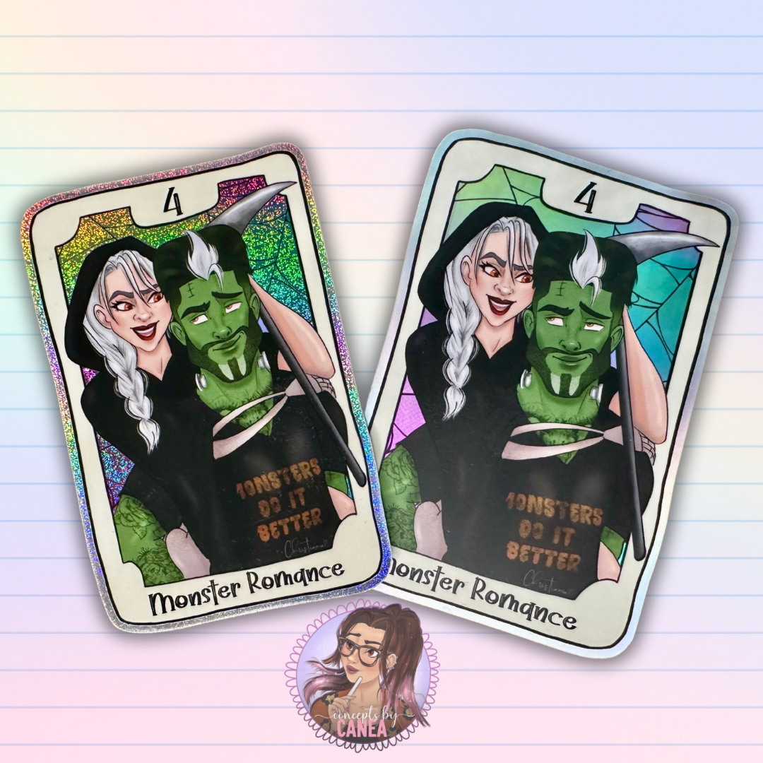 FrankenReaps Trope Tarot Vinyl Sticker