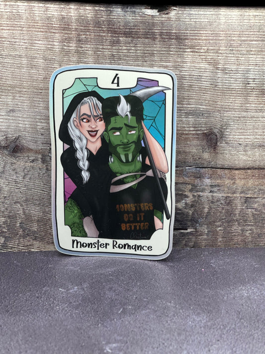 FrankenReaps Trope Tarot Vinyl Sticker